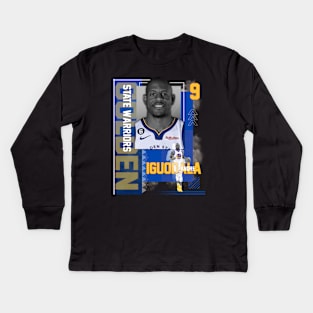 Andre Iguodala 9 Kids Long Sleeve T-Shirt